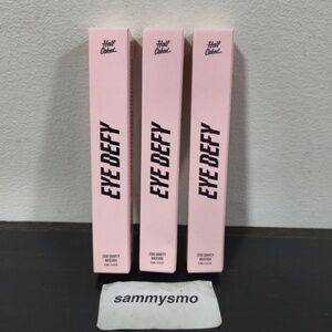 Half Caked Eye Defy ZERO Gravity Mascara, BLACK (8.8mL/0.30oz) x3 boxes